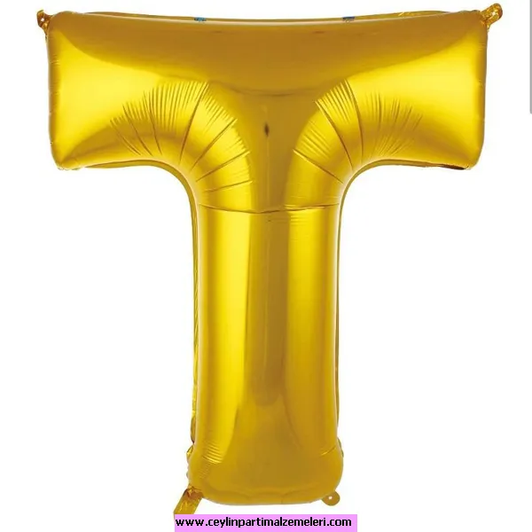 T Gold Folyo Balon